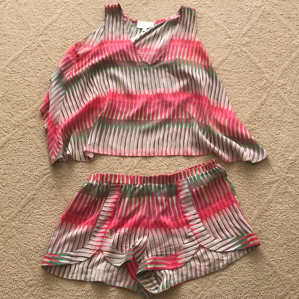 Alexis shorts and top combo